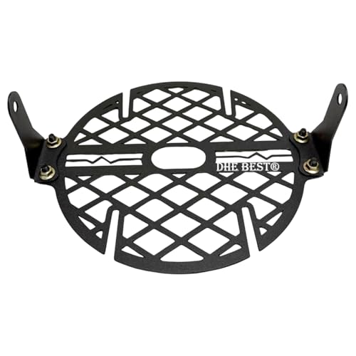 Image of Dhe Best METAL HEAD LIGHT GRILL Reinforced Steel Guard with Long Lasting Durability for Yamaha XSR 155