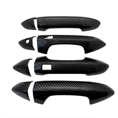 Cache serrure porte gauche Geely Coolray texturé carbone anti-rayures