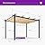 PURPLE LEAF 10' x 13' Aluminum Outdoor Pergola Wind-Resistant Retractable Pergola with Double Sun Shade Canopy Heavy-Duty Metal Pergola for Patios Backyard Deck Garden, Khaki