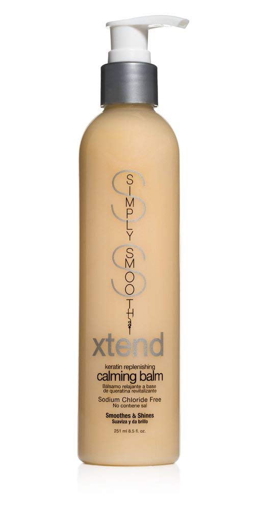 Xtend Keratin Replenishing Calming Balm Smoothing Or Curling Balm 1-Day Frizz Free Blowout Infused with Collagen To Repair Dry, Damaged, Unmanageable Hair 8.5 Oz.