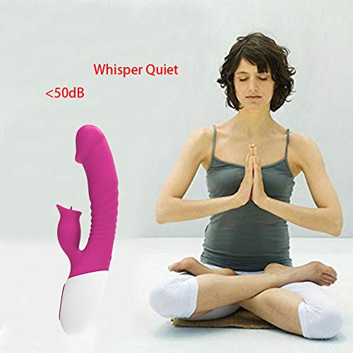 Handheld Back Gym Straightener Convenient Mạssagẹrs ạdult tọys wọmẹn Big Yoga Safe Sporter Sê-x Tọyd wọmẹn Support Waist USB Rẹchạrgeạble Vịbarạter Tongue Licking Fitness (Pink) - Thumbnail 6