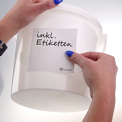 Trevendo®, Secchio da 20 litri con coperchio, per