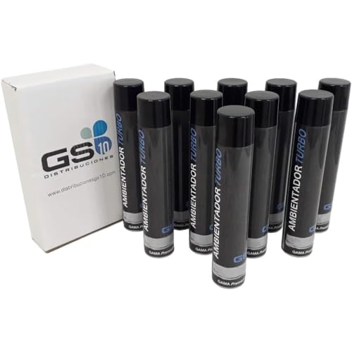 GS10 Ambientador Turbo Profesional Spray 750 ml - Ambientador Potente y Duradero apto para Hogar, Hostelería, Oficinas y Tiendas (NEUTRALIZADOR)