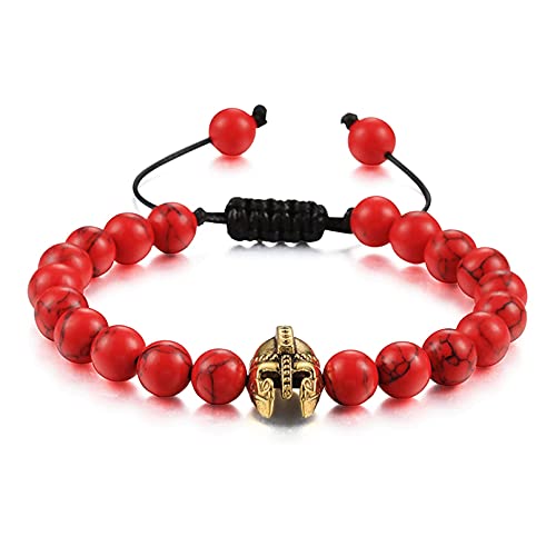 Bracelet en pierre pour hommes et femmes en perles tressées de haute qualité