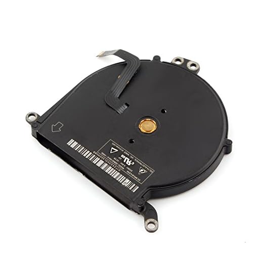 olvins New A1369 A1466 CPU-Kühler Lüfter für Macbook Air 33 cm A1369 A1466 922–9643 2009–2016 Jahr