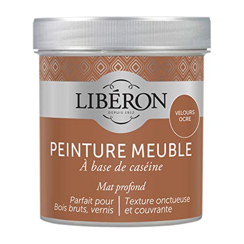 Peinture meuble Libéron ocre pour relooker un buffet - 2