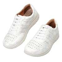 CLEIKS Freizeitschuhe Damen Bootsschuhe Damen Stabil Langlebig für Outdoor Picknick Parkbesuch (Weiß, 39 EU, WCL260333-2)