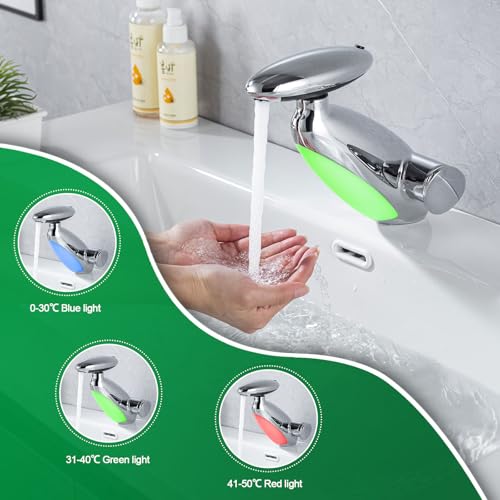 Robinet de salle de bain extensible avec écran LED thermique - 3