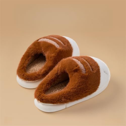 Image of Cat Paw Slippers - Unisex Adults & Kids - Beige - Slip-On - Plush & Memory Sponge Interior - Anti-Slip EVA Sole - Washable - Home Slippers