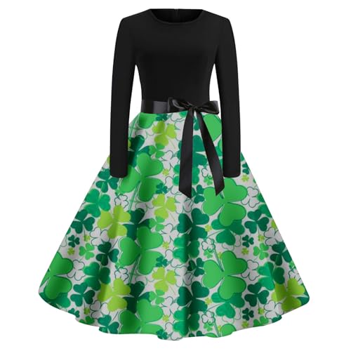 Robe longue décontractée col rond vêtement été léger femme