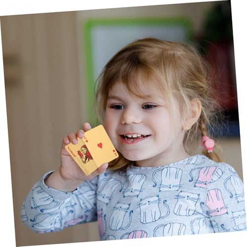 Toddmomy Kleiner Pokerkarten Satz Kinder Kleine Bruchfeste Spielkarten Aus Leichtem Material Handliche Reisespiele Für Kinder Und Partyzubehör – Bild 7