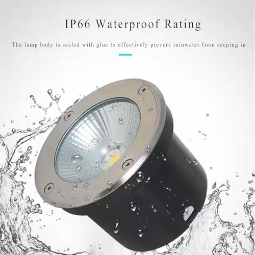 Foco exterior resistente al agua morado de 3W con alimentación CA 85-110V 6
