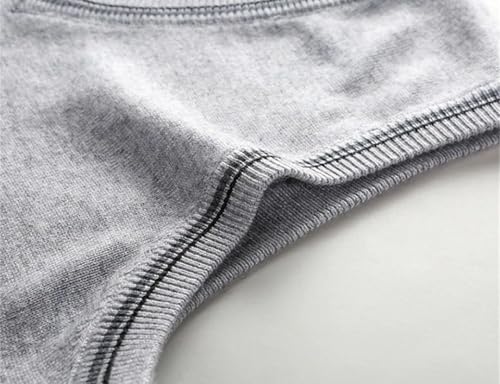 Men Vintage Stripes Sweaters Vest V-Neck Sleeveless Thick Business Casual Knit Waistcoats4