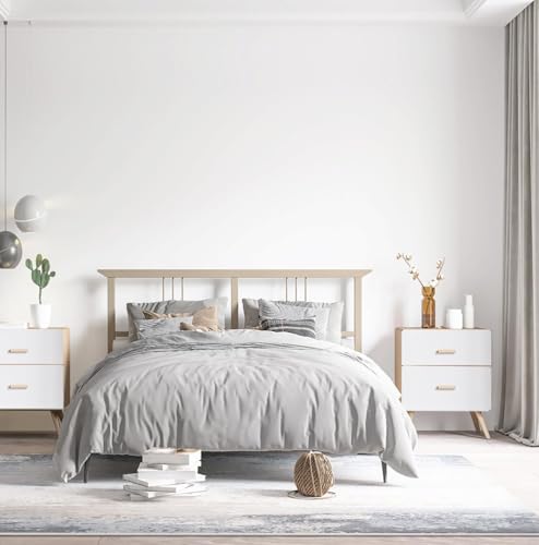 Image of ONETON Peel and Stick White Matte Contact Paper Waterpoof Self Adhesive Decorative Wallpaper for Wall Kitchen Wallpaper for Bedroom (White MATT WP, 24x50 inch)