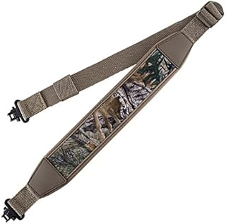 BOOSTEADY Two Point Rifle Gun Sling with Swivels,Durable Shoulder Padded Strap,Length Adjuster