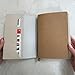 WANDERINGS A5 Travelers Notebook with Pockets, Oat Colour - Genuine Leather Journal, 6