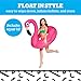BigMouth Giant Animal Pool Float, Inflatable Floatie Tube, Blow Up Swim Ring, Outdoor Summer Pool Party Water Toy - Pink Flamingo