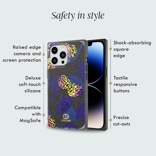 Image of COCOMII Rectangle for iPhone 14 Pro Max Case, Wild Cherry