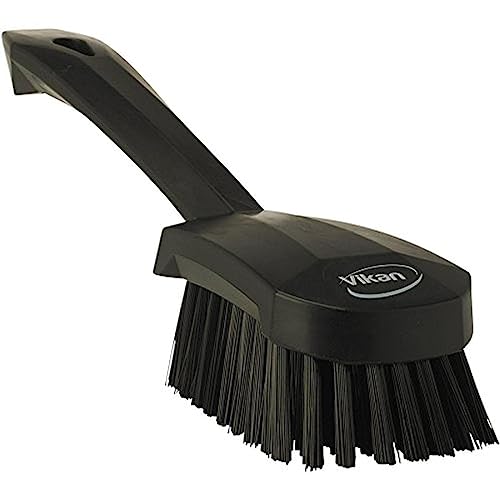Image of Vikan 41929 Brush,Washing,Stiff,10 inch,PP /PBT,Black