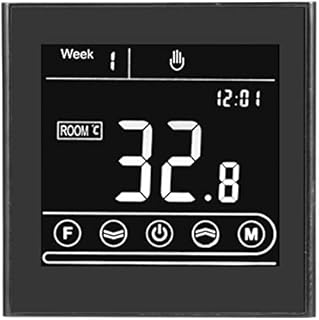 Zerodis Electric Heating Thermostat, WiFi Programmable Smart Electric Baseboard Heater Thermostat, LCD Touch Screen, APP Voice Control, Compatible with Alexa, Google Assistant, Smart Life 95-240V