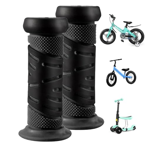 Empuñaduras de manillar para bicicleta, empuñaduras de goma para manillar de bicicleta de montaña, asas antideslizantes de goma, agarre de goma cómodo para viajes largos