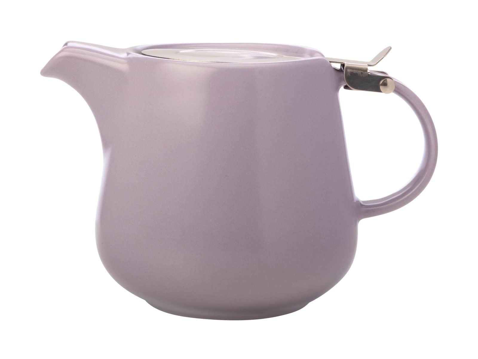 Maxwell & Williams KL0188 Teekanne Lavendel 600 ml, Serie Tint - Porzellan, Edelstahl klassisch - mit Sieb