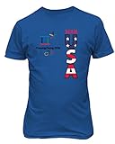 RIVEBELLA New Novelty Tee Pyeongchang Team USA Winter Sports 2018 Youth T-Shirt