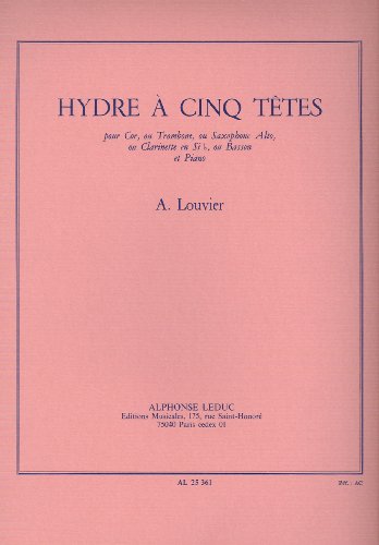 LOUVIER - Hydre a Cinq Tetes para Saxofon Mib