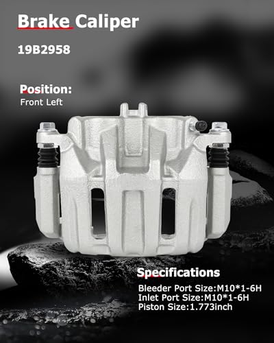 Image of cciyu Front Left Brake Caliper Assembly w /Bracket 19B2958 For Acura For RDX,For Honda For Accord Crosstour /For Crosstour /For CR-V /For Odyssey