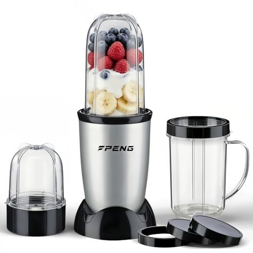 La mejor comparación de Cuanto Cuesta Una Licuadora los 5 más buscados. 45 FPENG Batidora Portátil, Licuadora Personal y Profesional, Batidora Personal para Batidos, Licuadora Portátil de Multifuncional, Ideal para Smoothies, Jugos, Salsas, Cremas, 2...