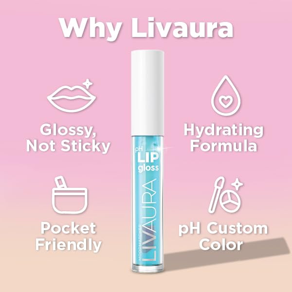 Amazon.com : LIVAURA Tinted Lip Gloss for Women, pH Activated