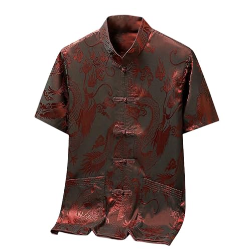 Vêtement Tai Chi homme en soie glacée de style chinois finitions premium