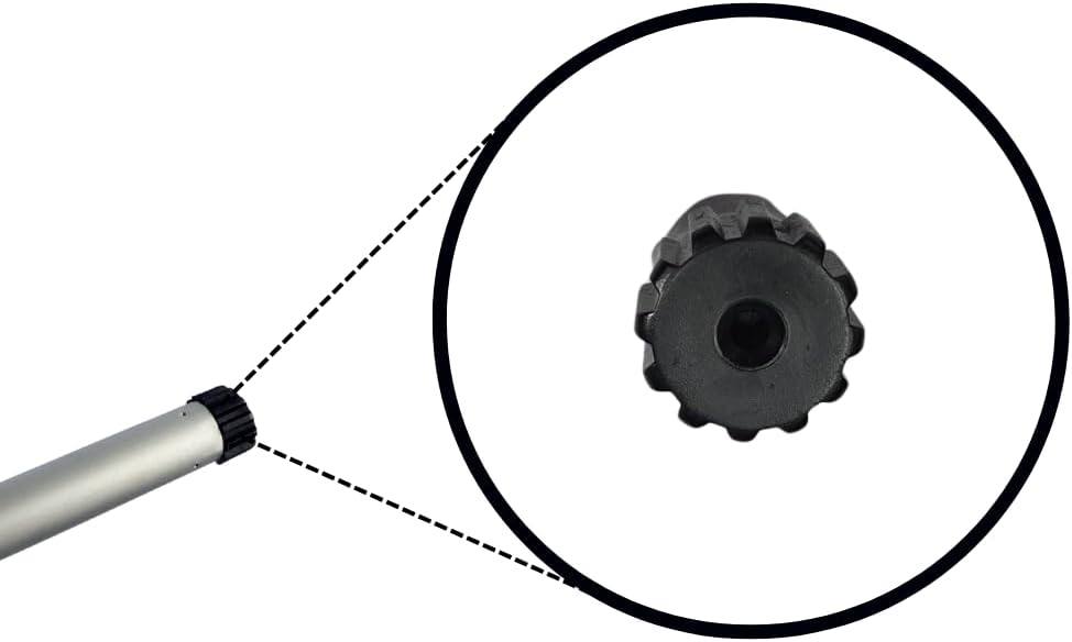 Boat Cover Venting System with Boat Vent 2 - Adjustable Aluminum Support Pole Options up to to 70 Inches - Rubber Crutch Tip - Patented Flip-Lock - Vents Heat and Moisture - Easy Install