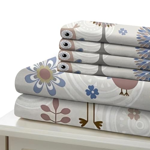 Housse de couette hibou contre la transpiration et les allergies