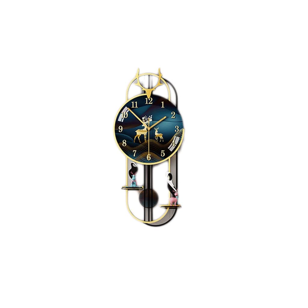 Reloj de pared moderno y reloj decorativo de salón tamaño pequeño