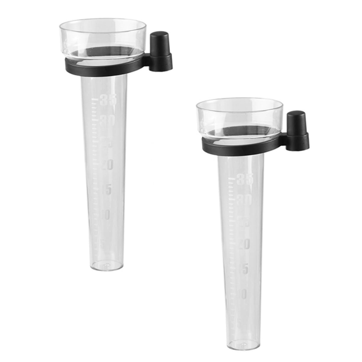 Mikikit Outdoor Rain Gauge Measuring Cup Set Single Type Rain Gauge Plastic Home Outside