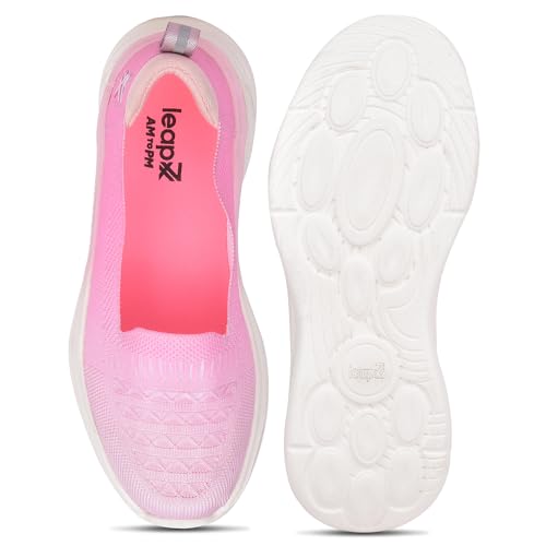 Image of Liberty LEAP7X Pink & Purple Walking Shoes for Women - Slip-On Daily Walks