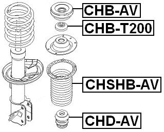 Amazon.com: 96653239 - Front Shock Absorber Support For GM 