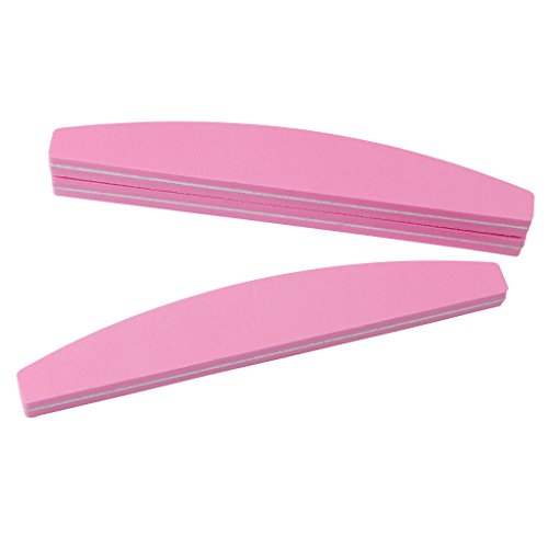 NGCG Nail Art Sand Buffer Buffing Tips Manicure Acrylic Gel File Tool 100/180 Grit Nail Files for Acrylic Nails 100/180 1