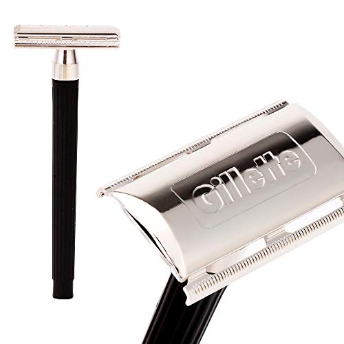 Kit Aparelho Barbeador Retro Vintage C/ 1 Lâmina Blue Blades