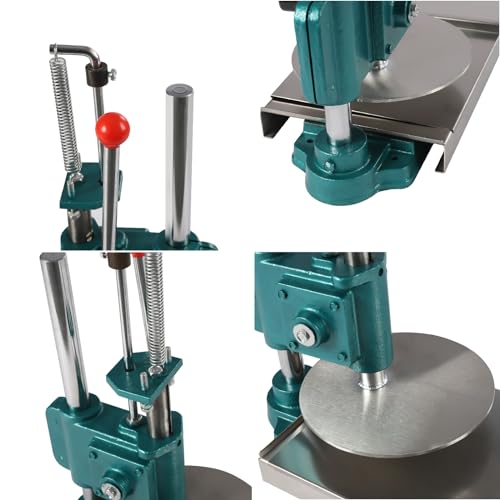 Tianqinlang Manual Dough Press Machine Stainless Steel Dough Pizza Presser Large Press Plate Dough Flattening Machine For Pies Pizza Pastry Bread Maker, Home Commercial Use thumb #7