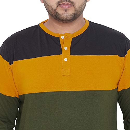 Image of Bigbanana Plus Size Men's Henley T-Shirt