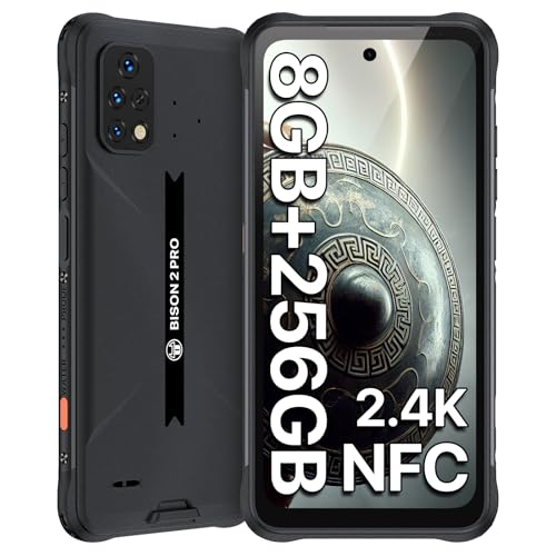 【ケース、フィルム付】umidigi BISON 2 pro 256gb UMIDIGI BISON 2 Pro NFC Rugged Smartphone,8GB+256GB,5150mAh