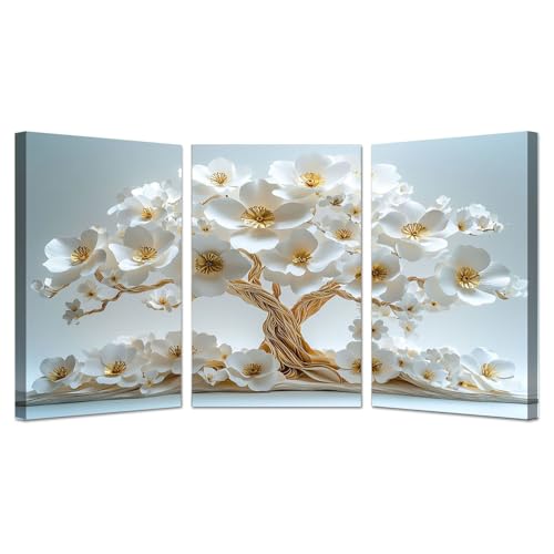 �m�[�u�����h�i 3���Z�b�g�~�̐�̕��i�|�X�^�[�ƃv�����g����ǃA�G����I�ʐ^ �����Ԃ̖� �ŉ�L�����o�X �C���e���A �ǃA�[�g�p�l�� - �X�̕ǎʐ^�k���̃��r���O���[���̕ǂ̑���(����)-60x80cmx3 �z����