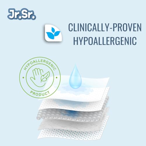 Jr. Sr. Baby Diaper Pants with Advanced Leak Protection | Soft & Comfortable| Medium | 7-12 Kg | 72 Counts | Pack of 1 - Image 4