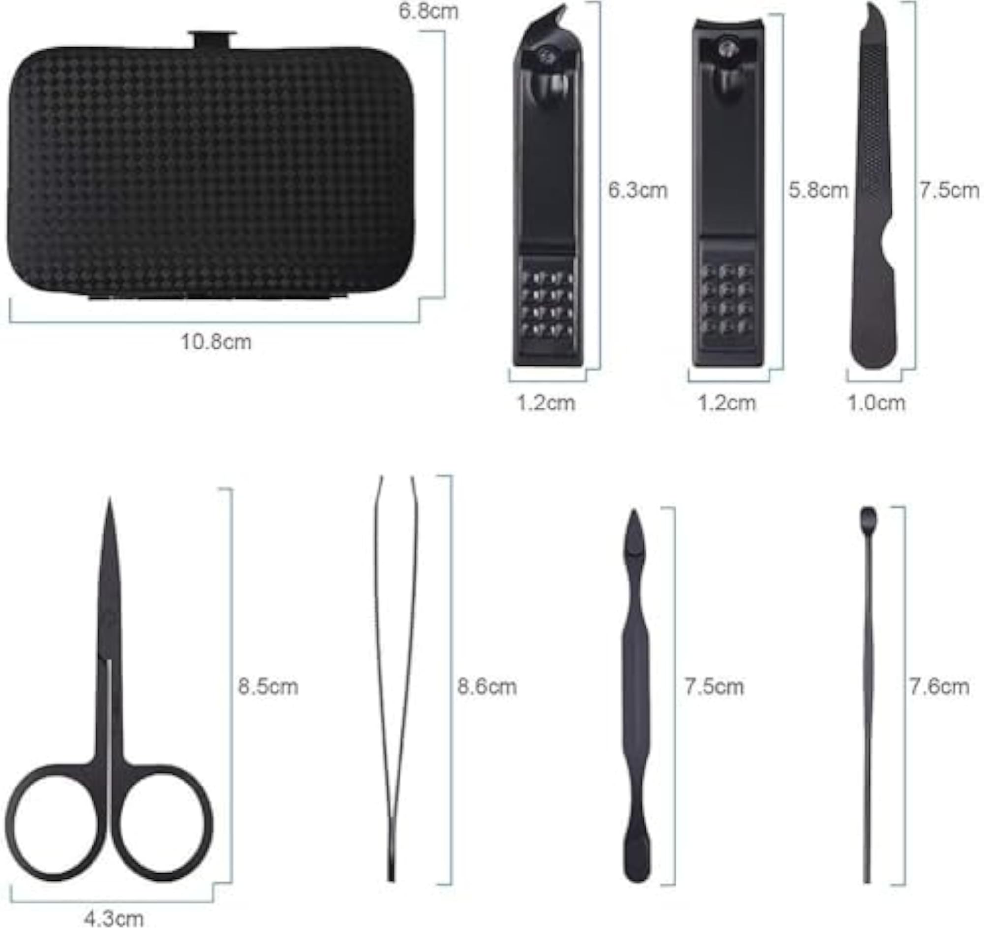 Compact Pedicure Kit Manicure Set