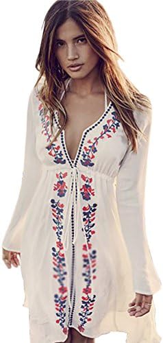 yeeKin 2017 Summer Women Lace Crochet Flower Bathing Suit Sexy Bikini Swimwear Cover Up Beach Dress