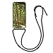 Produktbild kwmobile Necklace Case kompatibel mit Apple iPhone XS - Hülle Silikon mit Handykette - Band Handyhülle Transparent Dunkelgrün