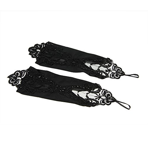 Fake Face Premium, guanti da sposa in pizzo con