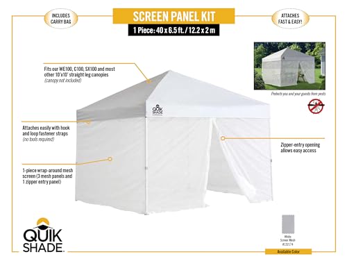 Quik Shade accessory screen panel kit pour tente pliante C100